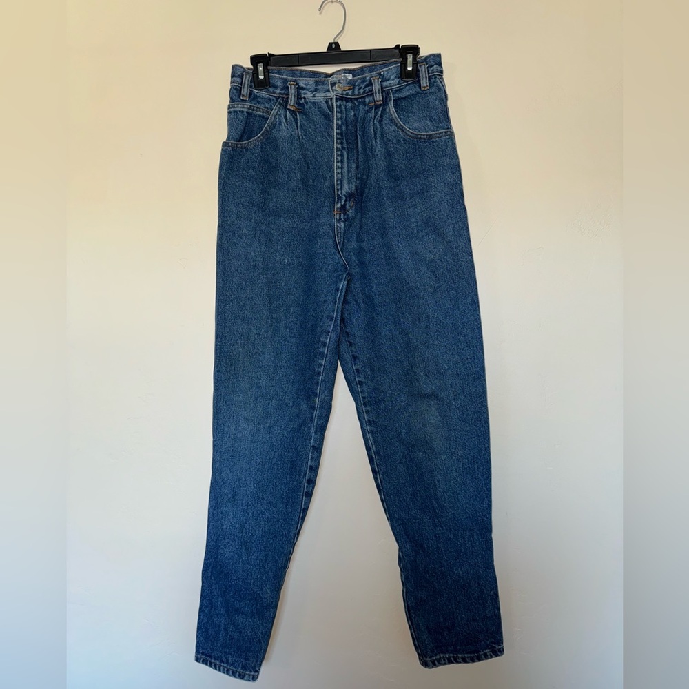 Vintage high waisted dark wash jeans